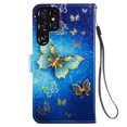 thumbnail image 5 of Wallet Cover Case for Samsung Galaxy S23 Ultra 6.8" 2023, Allytech PU Leather Anti-Shock Folio Kickstand Magnetic Closure Detachable Lanyard Strap Card Slots Case for Samsung S23 Ultra, Leopard, 5 of 6