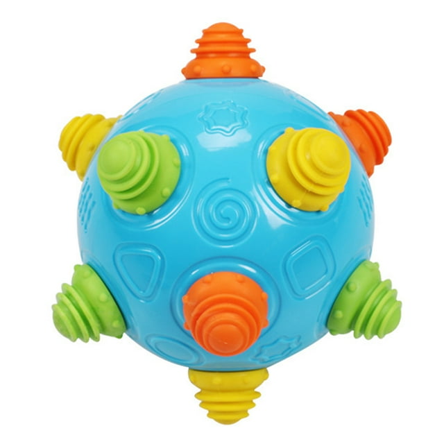 Juguete de pelota de baile con música para bebé, pelota de desarrollo sensorial que rebota, juguete para niños y niñas