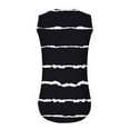 thumbnail image 4 of Amzcrzy Womens Plus Size Tank Tops Summer V Neck Striped Tank Top Casual Loose Fit Sleeveless Blouse Shirts, 4 of 5