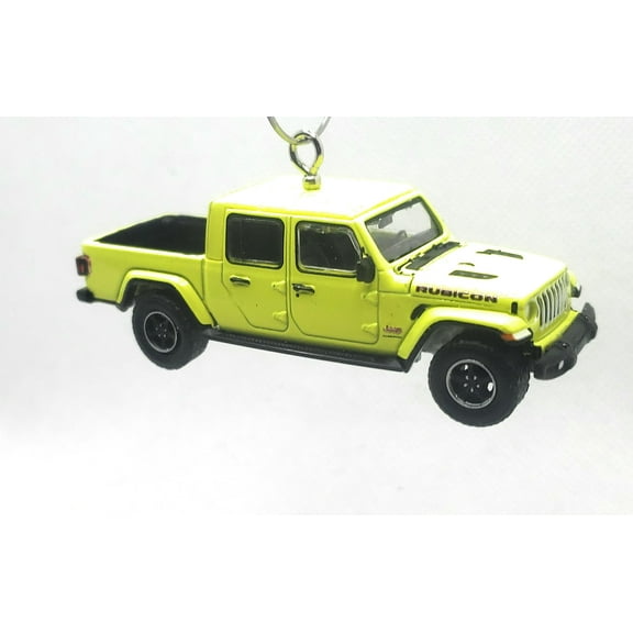 Christmas Ornament for 2023 Jeep Gladiator Yellow