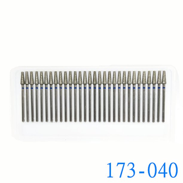 Juego de brocas de diamante para uñas, fresa rotativa, limas limpias para máquina de manicura eléctrica, accesorio, 30 Uds.