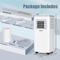 thumbnail image 3 of HUMSURE Portable Air Conditioners 10000 BTU Room Air Conditioning, Portable AC Unit with Remote Control, Cooling, Dehumidifier and Fan, Automatic, Sleep 5 Mode Floor AC, 3 of 8