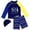 ZF-Dark Blue, variant on Wxirdiow Swimwear for Toddler Boys Two Piece Rash Guard Swimsuits Kids Long Sleeve Sunsuit Swimwear Sets Sky Blue Size,4 Years