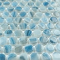 thumbnail image 4 of The Tile Life Eterna Penny Tourmaline Glass Mosaic Floor & Wall Tile, 12 x 12 in, 1-Piece, 4 of 8