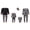 Black, variant on RUINIXCW Halloween Family Pajamas Matching Set Long Sleeve O Neck Tops Ghost Print Pants Sleepwear