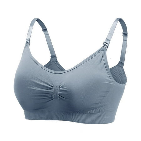 

Women s Plus Size Nursing Bra Breastfeeding Maternity Bras Wireless Padded Maternity Breastfeeding Pregnancy Bras