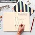 thumbnail image 4 of FORMRS 1-Subject Spiral Notebook 8" x 5" College Ruled 60 Refillable Sheet A5 Hard Cover, 2 Pack, Isometric Green, 4 of 7