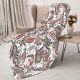 thumbnail image 3 of Rateoe Paisley Floral Pattern Flannel Throw Blanket, Ultra-soft Blanket for Bed, Couch, Car, Hypoallergenic Anti-pilling blanket-80"x60"(Vertical), 3 of 6