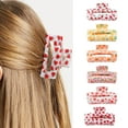 thumbnail image 2 of Fashion Fruit Hair Claw Clip Voluminous Ponytail Design Summer Women Accessories, 2 of 16