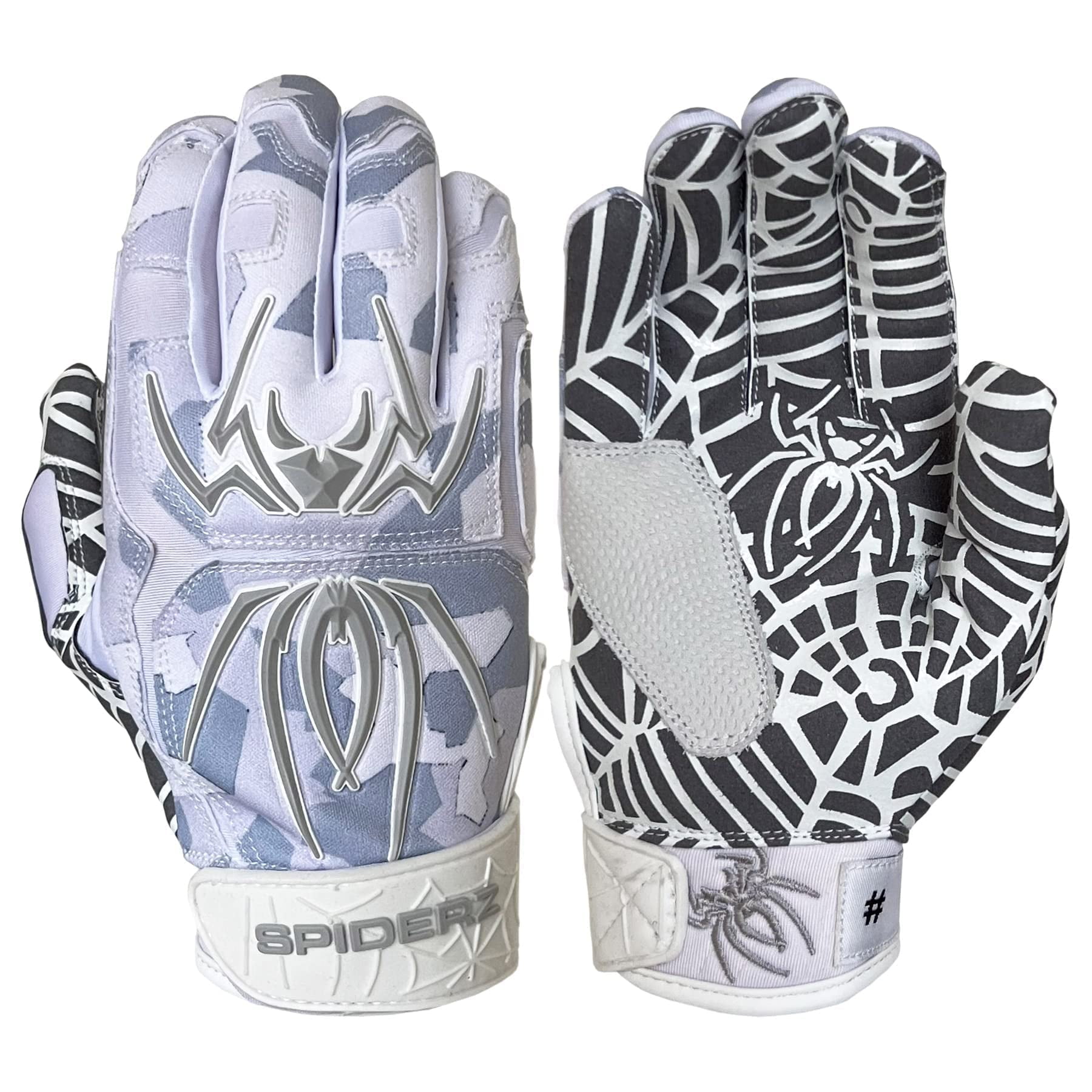 Gants de frappe hybrides de baseball/softball Spiderz 2026 - Noir/Vegas