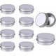 thumbnail image 1 of Wabjtam Aluminium Containers, Travel Cream Balm Jars For Lip Balm Lotion Mini Candles, Silver(10pcs, Silver), 1 of 5