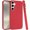 Red, variant on For Samsung s25 Plus/s24 Plus Classy Slick Chromed Around Hybrid Case Cover - Burgundy