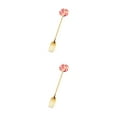 thumbnail image 1 of Transemion 1/2/3/5 Cartoon Adorable Restaurant Hotel Tableware Portable Washable Stainless Steel Stirring Mixing Dinnerware Cake Flatware Candy Fork Brown 2PCS, 1 of 6