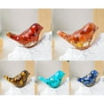 thumbnail image 5 of Glass Bird Figures, 5Piece Collection Bird Figurines Birds Statues For Coffee Table, Bedroom, Office Decoration, 5 of 20