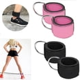 thumbnail image 1 of JFBUJC 2pcs Adjustable Ankle Straps For Cable Machine Gym Ankle Strap D-ring Ankle Cuff Straps, 1 of 4