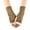 czb# Khaki976, variant on CUZIBR Winter Gloves Women Arm Sleeves Knitted Lace Trim Fingerless Glove Handmade Crochet Mittens Warm Soft For Running Driving Hiking