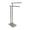 Nickel, variant on Kingston Brass SCC6037 Edenscape 32-7/16 Inch Freestanding Pedestal 2-Tier L-Shape Towel Rack in Brushed Brass