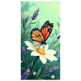 thumbnail image 3 of Nature Themed Butterfly Daisy Background Banner Party Decorations Photography Props Spring Garden Celebrations Outdoor Events Photo Booth Backdrop, 3 of 4