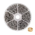 thumbnail image 6 of About 1000Pcs Stainless Steel Open Small Jump Rings For Jewelry Making 18 Gauge, 6 of 10
