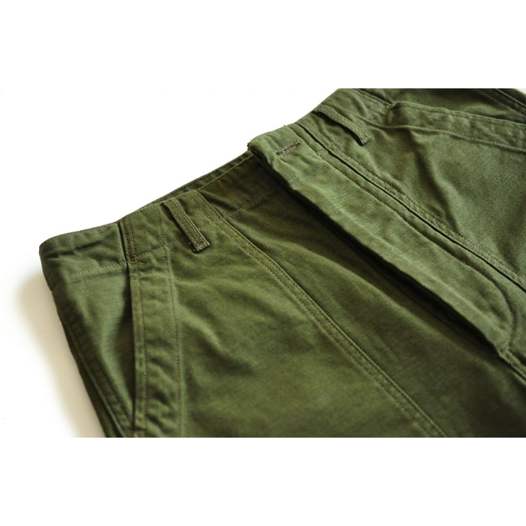 Saucezhan OG107 Fatigue Pants for U.S. Army Vietnam War Men's