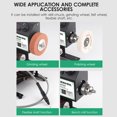 thumbnail image 3 of Mistaha 350W Dual-use Sanding Belt Machine with Water Grinding Capability, Digital Display Screen, and Stepless Speed Control - Soft Shaft Set Included - Sanding Wheel and Sandpaper Disc - US Version, 3 of 6