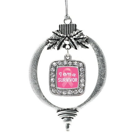 - I am a Survivor Breast Cancer Awareness Classic Holiday Ornament