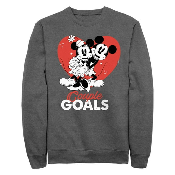 Men's Mickey & Friends Couple Goals  Sweatshirt