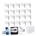 thumbnail image 3 of IBASETOY 100pcs Rtype Cable Clip Plastic Wire Holder for General Users Indoor, 3 of 7
