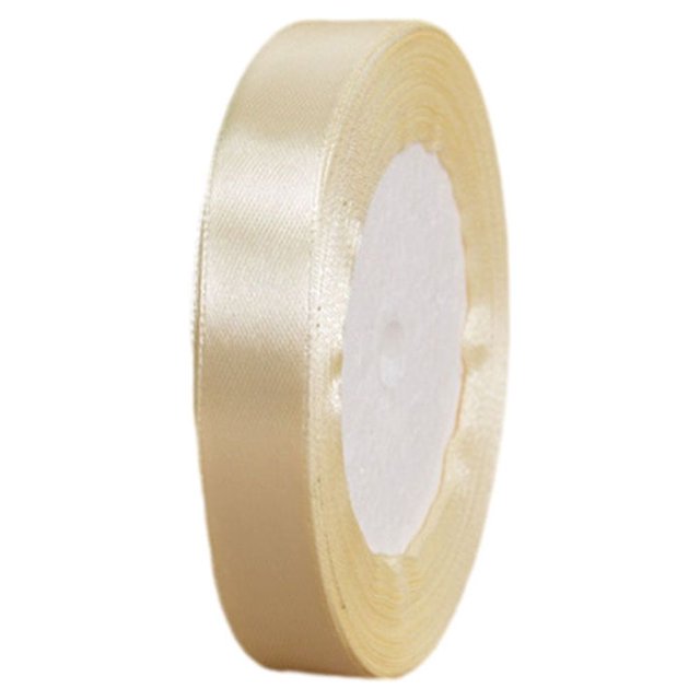 Youkk Professional Satin Ribbon Set Precise And Easy To For DIY Crafts Fashionable And Stylish Versatile Beige 1Set