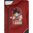 thumbnail image 3 of Dragon Ball Z Boys' Graphic Active Jacket with Hood, Sizes 4-16, 3 of 3