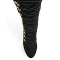 thumbnail image 4 of Journee Womens Trill Wide Calf Round Toe Over The Knee Boots, 4 of 9