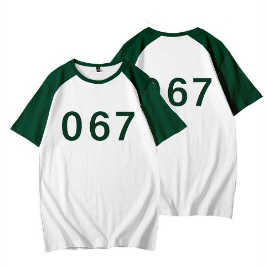 Squid Game Shirts Horror South Korea TV Movies T-shirts 01/218/456/067/240  Printed Cosplay Costume Tank Tops Tee - Walmart.com