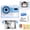 Blue, variant on Kids Instant Print Camera 48MP 1080P Video, 2.4 Inch IPS Screen 10X Zoom Dual Lens Camera with 32GB Card, Creative Gift for Ages 4-10