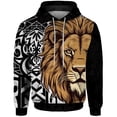 thumbnail image 4 of Sudadera con capucha holgada para hombre, nueva sudadera de otoño 2024, estampado 3D de león gótico, ropa Y2k, ropa urbana Harajuku para hombre, 4 of 5
