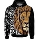 thumbnail image 4 of Sudadera con capucha holgada para hombre, nueva sudadera de otoño 2024, estampado 3D de león gótico, ropa Y2k, ropa urbana Harajuku para hombre, 4 of 5