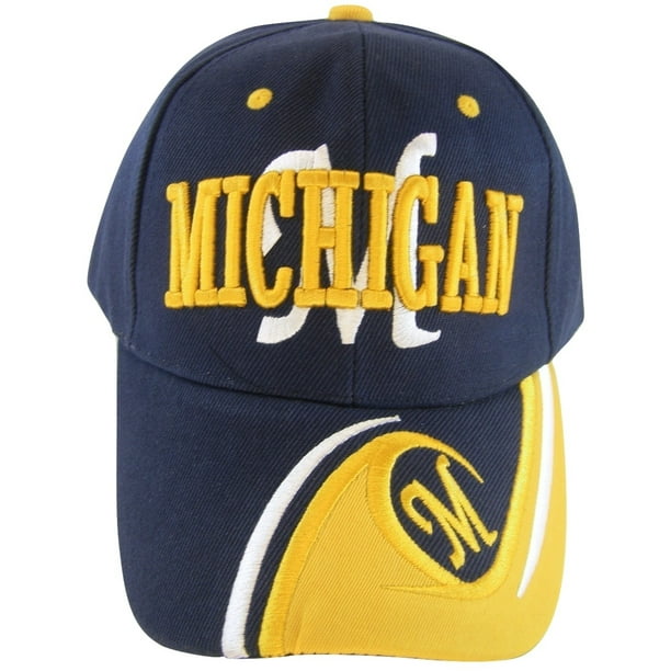 BVE Sports Novelties Michigan Men's M Wave Pattern Adjustable