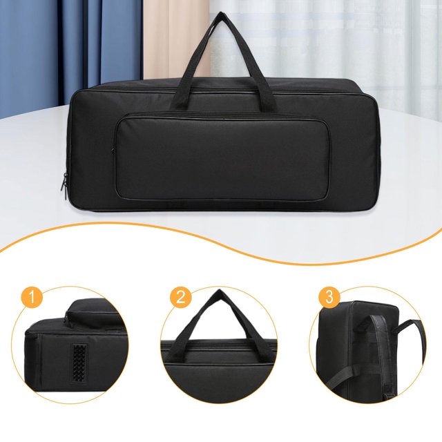 Bolso con teclado eléctrico para hombre y mujer, con correa de hombro ajustable, ideal como mochila de regalo para viajes al aire libre y estudio de M