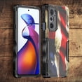thumbnail image 5 of Cass Creations Case Compatible with Motorola Edge+ 2022 (EDGE PLUS 5G UW), Hybrid Shockproof Bumper Protective Phone Cover - American Flag, 5 of 5