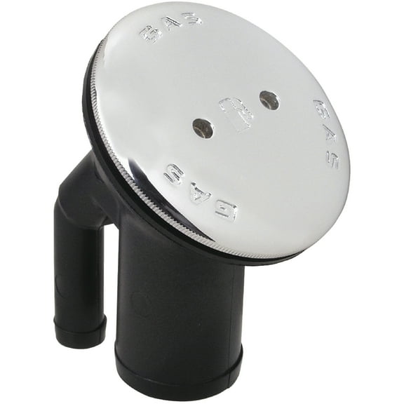 Perko 0540G00CHR Combination Gas Fill & Tank Vent w/Angled Neck