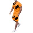 thumbnail image 1 of Men's Suits Product Classification Men's 3D Short Sleeve Beach Sports Shorts Set for Activewear and Travel, 1 of 4