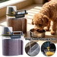 thumbnail image 3 of Pp Pet Food Storage Container with Airtight Seal and Measuring Cup for Dog and Wolf Food, White or Dark Blue, 3 of 10