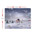 thumbnail image 2 of Manta suave de Navidad del aire acondicionado de de de impresión digital Muñeco de nieve_1 130x150cm Sunnimix Manta de franela, 2 of 8