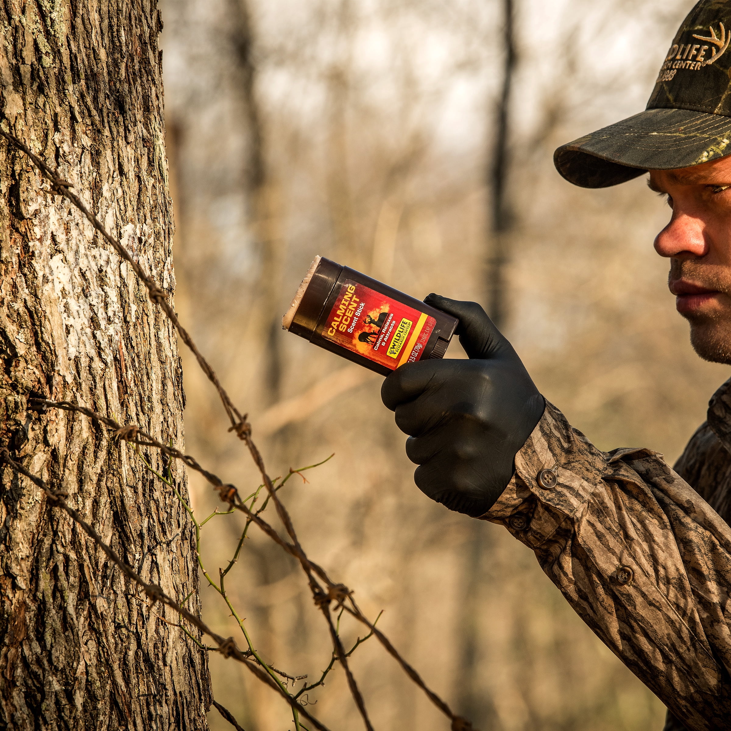 Wildlife Research Center Calming Scent 2.5 oz Scent Stick - All Season Scent Calms and relaxes deer for closer shots.