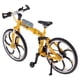 thumbnail image 5 of Coleccionables Bike Bike Diecast Hugo Modelo 1:10 Exhibición De Escritorio Decoración amarillo Juguete de bicicleta deportiva fundida a troquel, 5 of 10