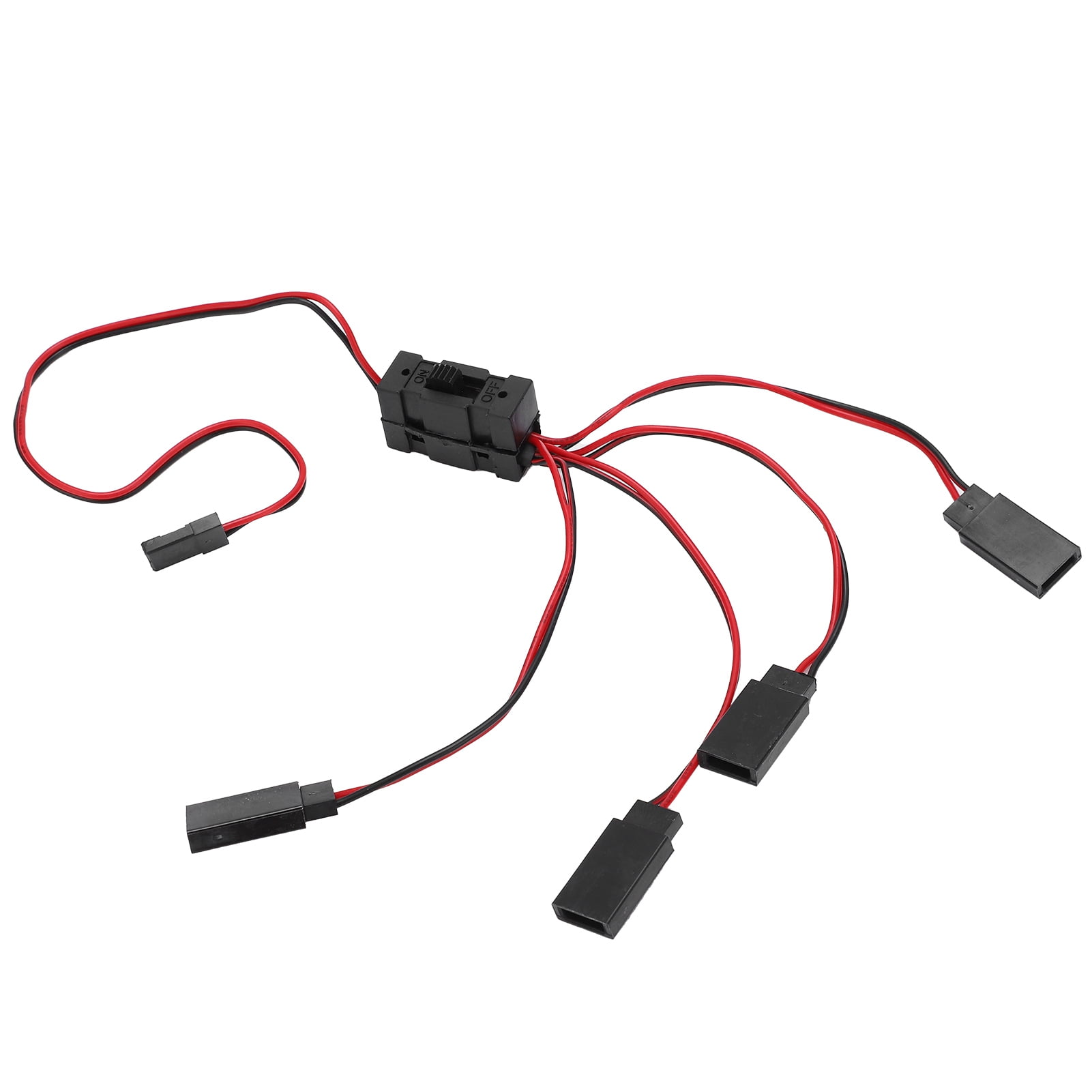 Lot De 6 Répartiteurs De Prise JST Mâle Femelle En Y - Adaptateur Parallèle JST Vers JR - Adaptateur JST Vers JR Pour Voiture Traxxas TRX-4 RC - Ventilateur De Refroidissement Pour