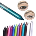 thumbnail image 3 of Set de delineadores de ojos HUOGUO, 12 colores brillantes, impermeables y duraderos, 3 of 5