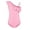 1Pink54, variant on XAOFW Girl's One-Piece Swimsuits Solid Color Sleeveless Ruffled Neck Asymmetrical Swimwear Beach Pool Party Soft Breathable Beachwear