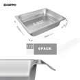 thumbnail image 2 of Sartén para catering EGGKITPO, sartén para hotel, tamaño 1/2, acero inoxidable, 2,5 L, 2 of 5