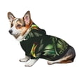 thumbnail image 7 of Xecao Palm Leaves And Exotic Birds Pattern Sweatshirts Winter Pet Dog Hoodie Puppy Coat Dog Sweaters Dog Clothes with Hat Dog Clothes Costume Outfit,Small Pets Wear-Medium, 7 of 7