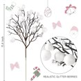 thumbnail image 5 of 12Pcs White Berry Stems,11.4In Artificial Glitter Christmas Tree Picks,Christmas Picks Decoration for Christmas Tree,DIY Garlands,Wedding,Party Holiday, 5 of 6